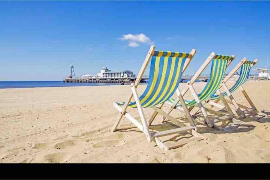 Bournemouth Nr Town Beach Train Coach Shops Lovely Entire Apartment Allows Quiet Good Dogs Esterno foto